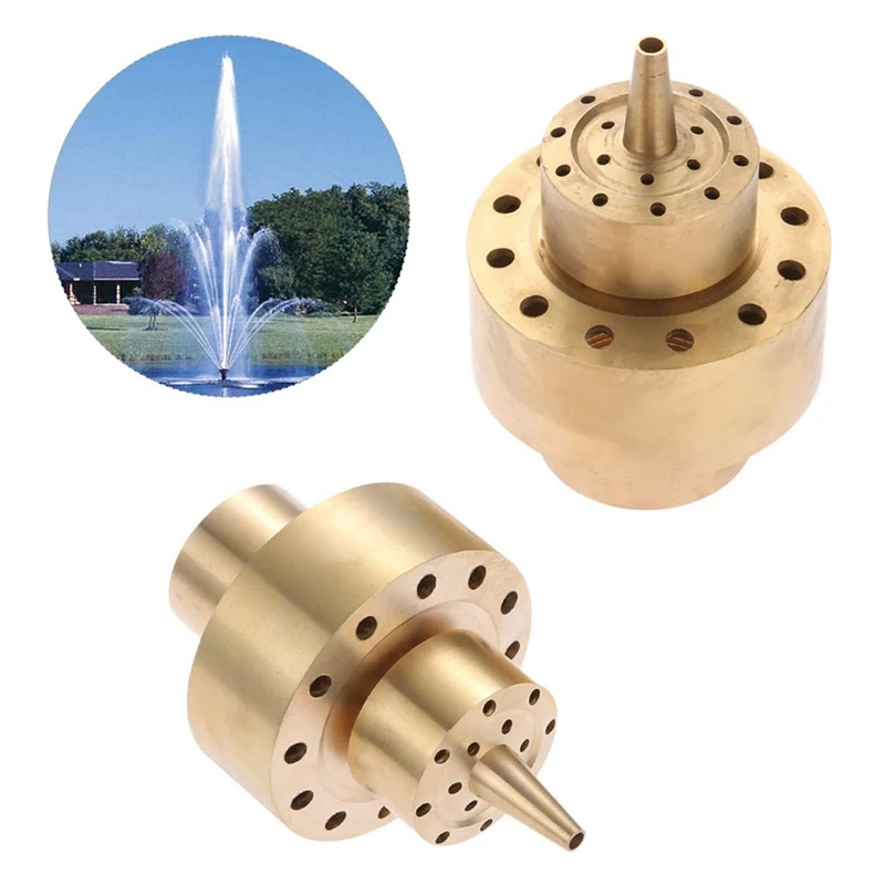 1Inch Brass DN25 Fountain Nozzle Column Water Fountain Nozzle Sprinkler Sprays Heads For Pond Bring Beautiful Visual