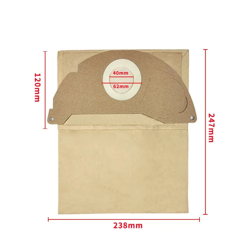 For Karcher WD2250 A2004 A2054 MV2 Robot Vacuum Cleaner Replacement Accessories 10PCS/5PCS Vacuum Dusting Paper Bag Dust Bag