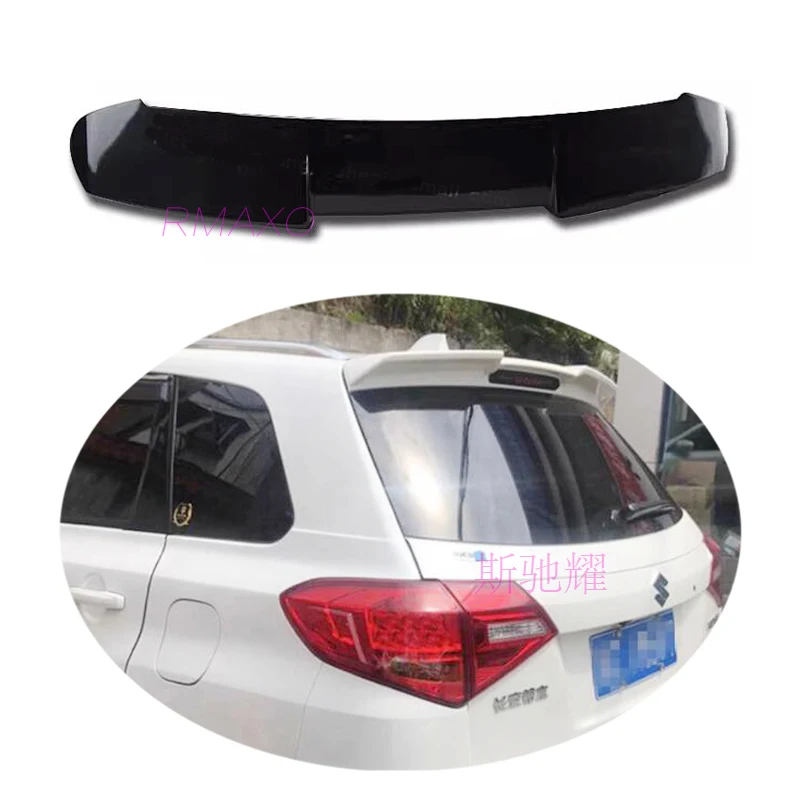 For SUZUKI VITARA Spoiler 2014-2017 VITARA SPOILER S High Quality ABS Material Car Rear Wing Primer Color Rear Spoiler