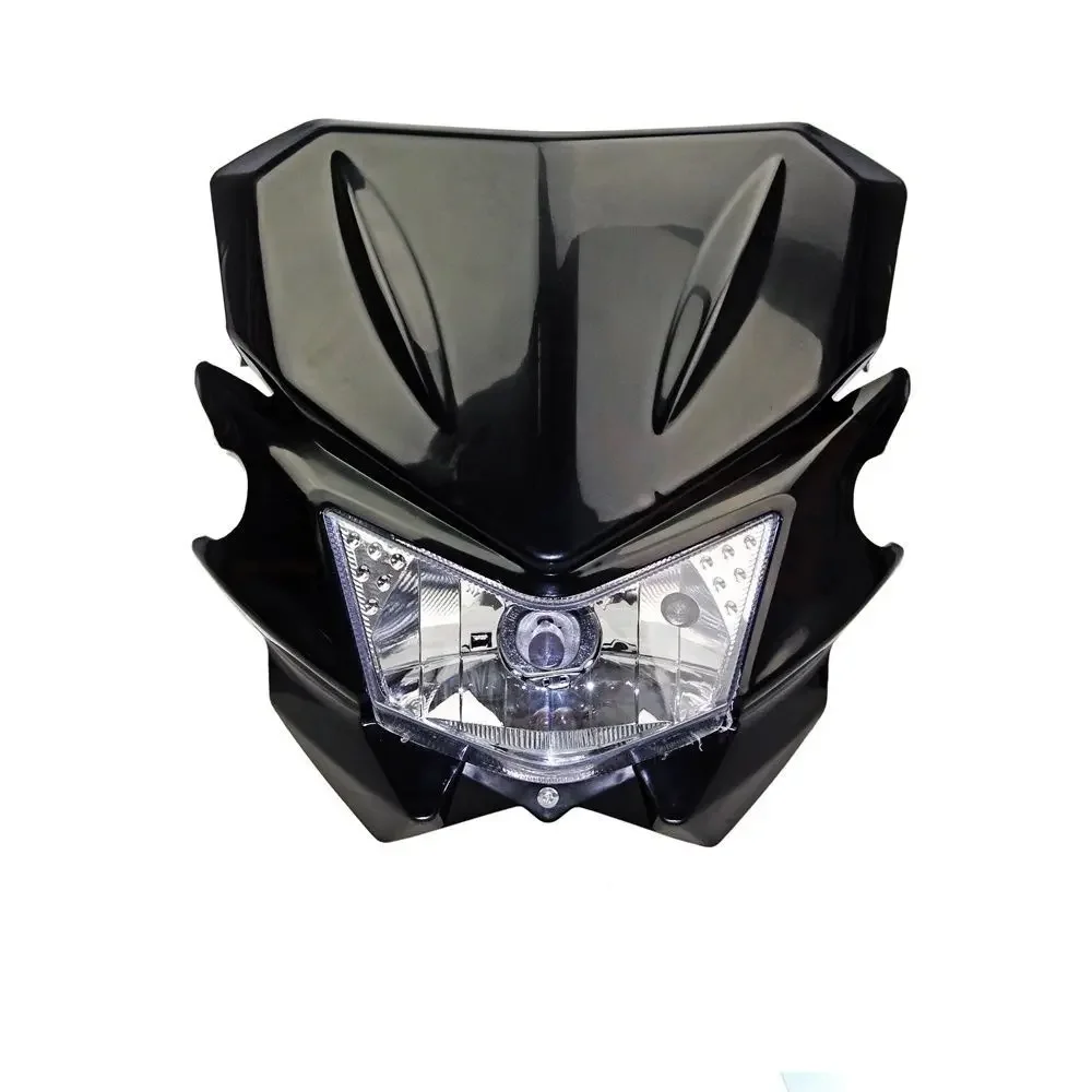 Universal Motorcycle Headlight Fairing Headlamp For Honda CR 125R 250R CRF 100F 150F XL250 Supermoto Enduro