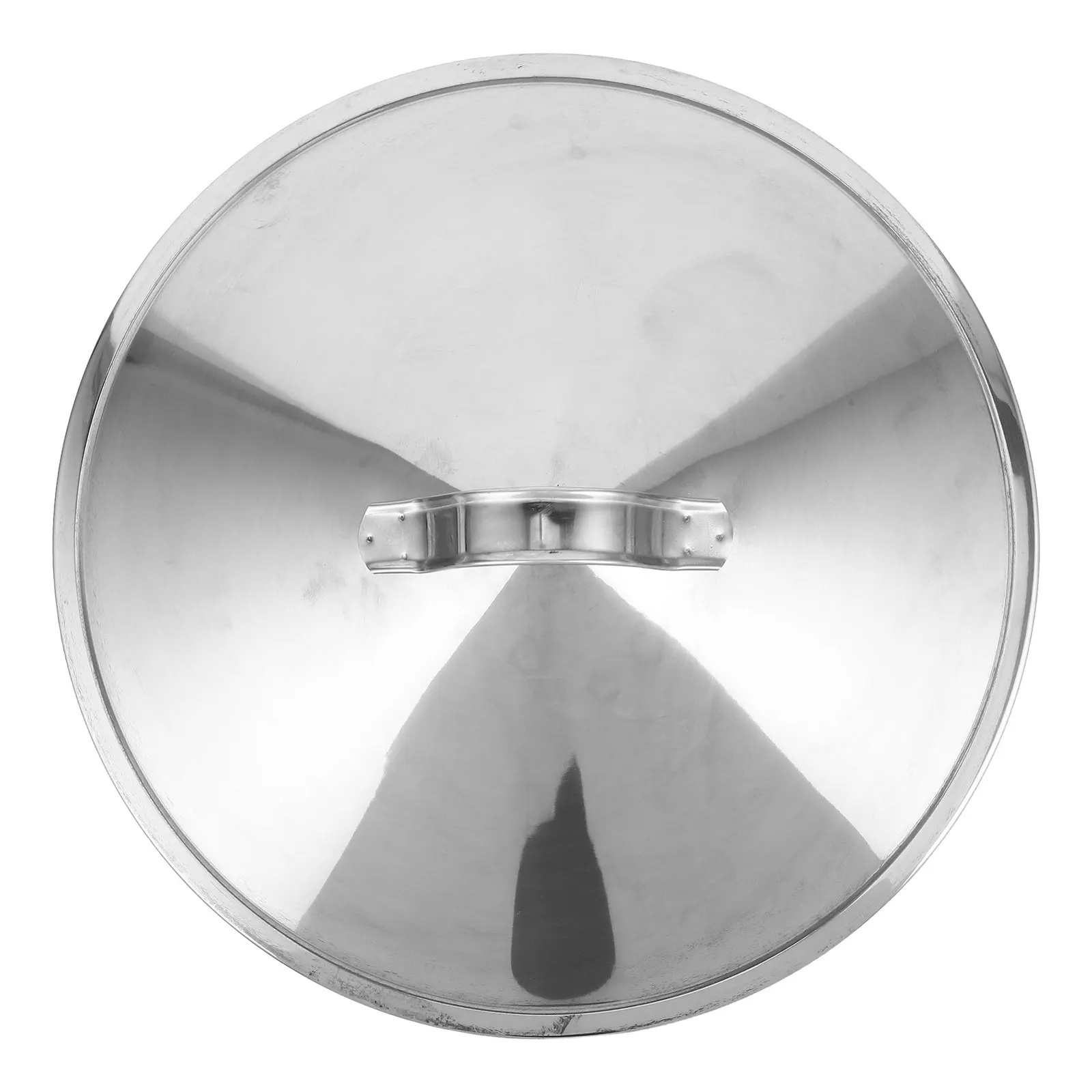 Round Stainless Steel Fire Pit Lid 40cm Outdoor Fire Pit Cover Snuffer Extinguisher Metal Spark Screen Bonfire Accessories
