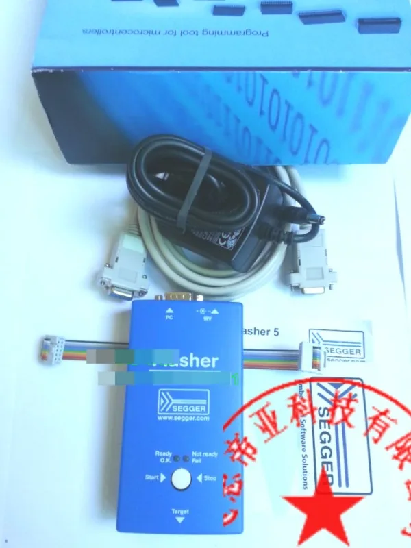 Off-the-shelf SEGGER 5.05.01 FLASHER 5 emulator burns PROGRAMMING TOOL FOR programming