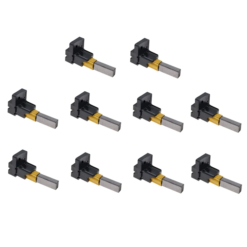 10Pcs Machine Carbon Brushes with Holders for DC05 DC07 DC08 Vacuum Cleaners Motor Carbon Brush 7X11X32mm-A07G