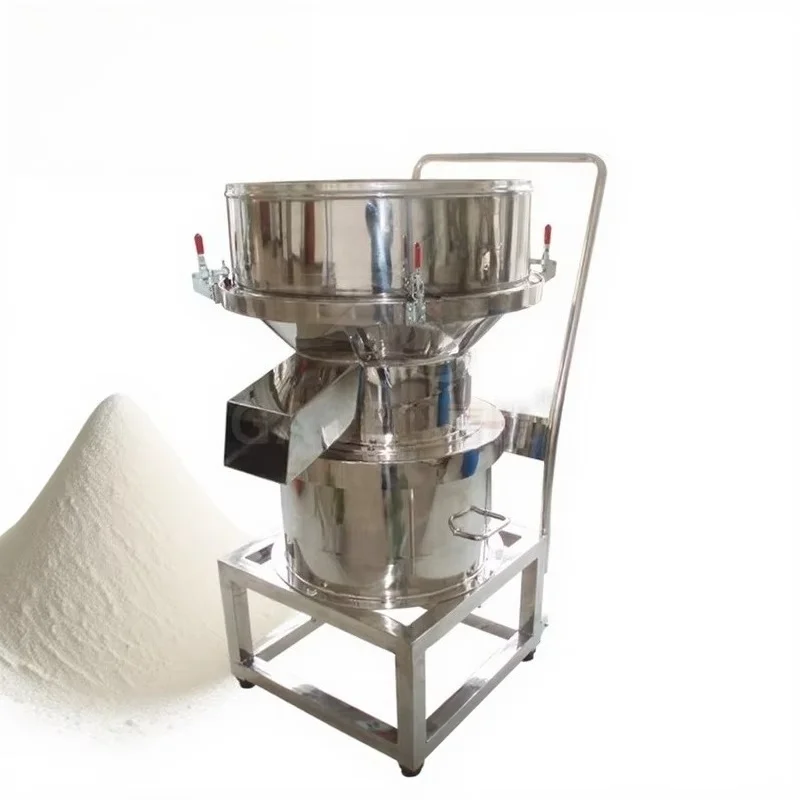 Customized Single‑Layer Stainless Steel Circular Rotary Vibrating Sieve Separator Machine With Vibration