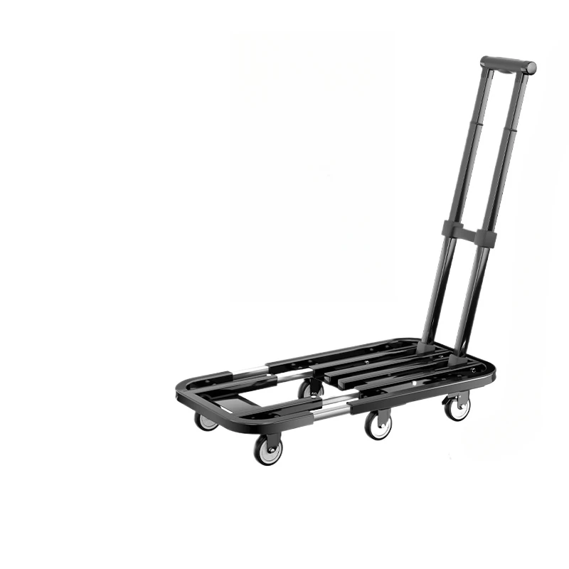 

Pull goods folding truck household small pull truck flatbed truck luggage courier small trailer pull rod
