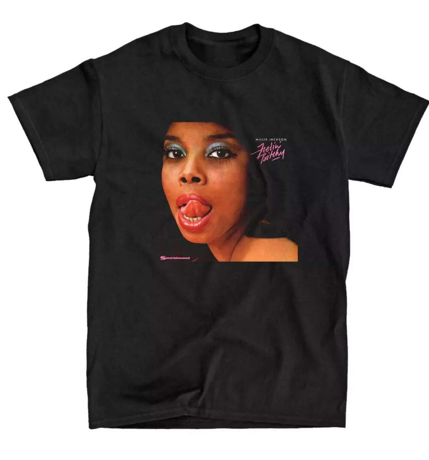 

Майка Millie Jackson Singer, черная, Размеры S M L 234XL NL1398