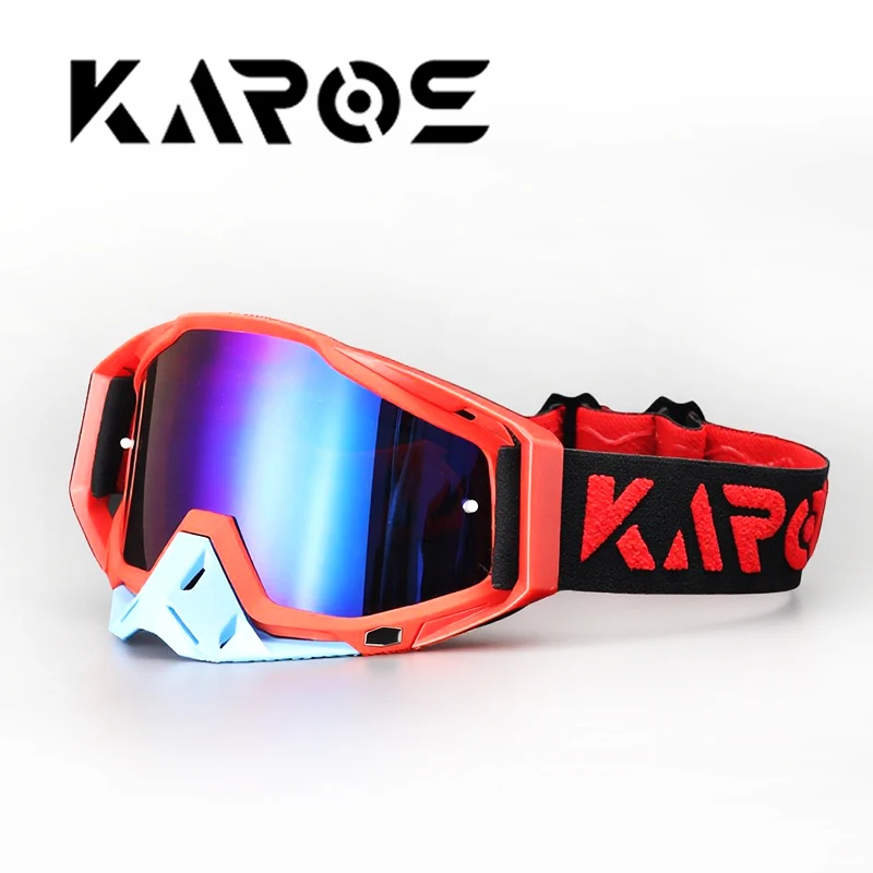 

KAROS Pro Motorcycle Goggles Men Motocross Racing Helmet MX Moto Dirt Bike ATV Ski Sports Adventure Glass