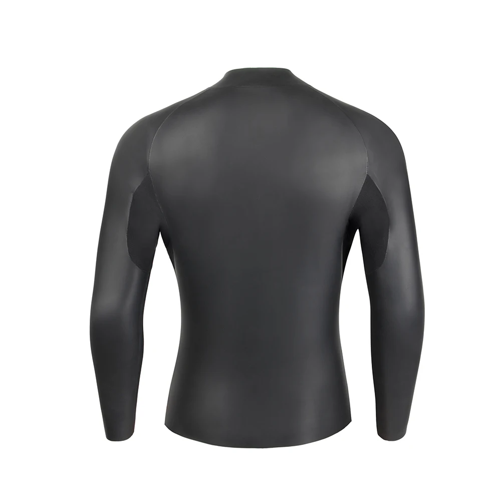 3MM CR Neoprene Wetsuit Men Top Suit Glue Bonding High Elastic Surfing Winter Swim Snorkeling Quick-drying UV Protection Suit