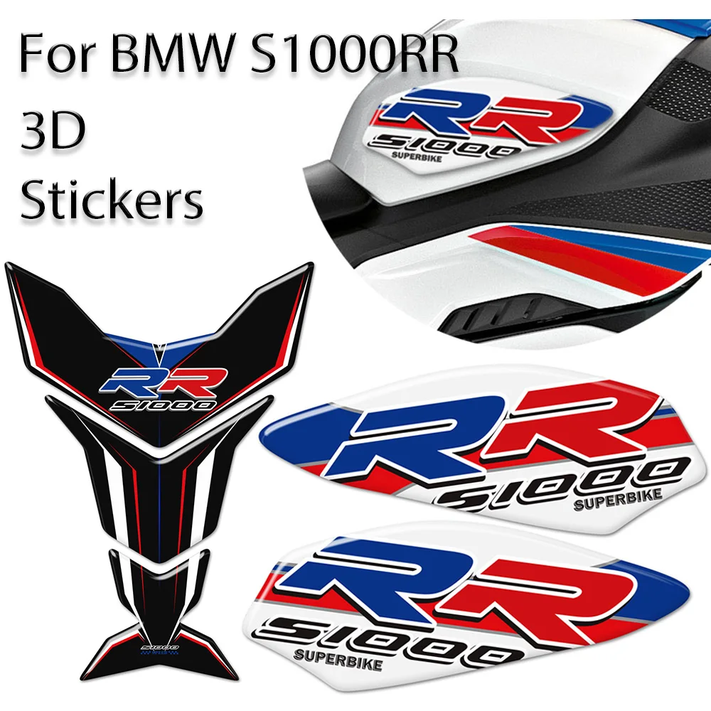 

Tank Pad Grips Side Gas Fuel Oil Kit Fairing Stickers For BMW S1000RR S 1000 RR HP HP4 2016-2021 Protector Motorcycle Decals