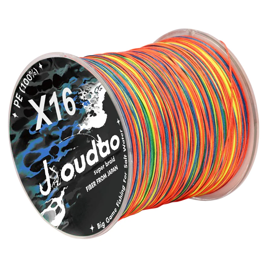 16 Strands Braided Fishing Line 500m 300m PE Multifilament Super Strong Japan Braid Line 55-250LB for Big Game Saltwater Fishing