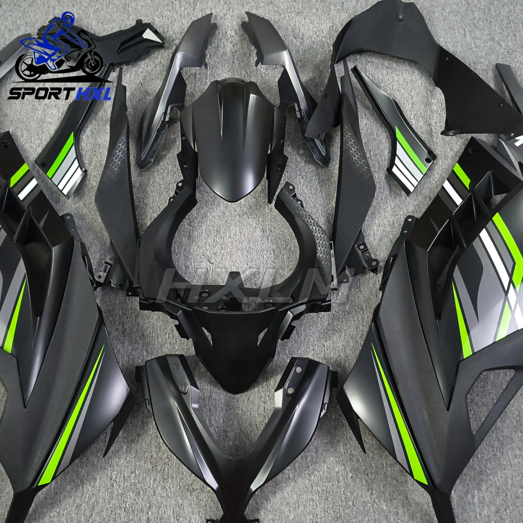 

ABS Motorcycle Fairing kits Fit For KAWASAKI ZX300 13-17 Ninja ZX-300 EX-300 2013 2014 2015 2016 2017 2018 EX300 Fairings kit