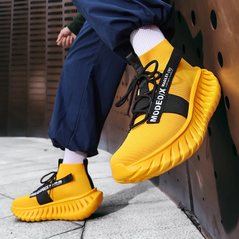 

Men's Casual Sneakers Breathable Luxury Trainer Race Shoes Fashion Loafers Running Shoes for Male