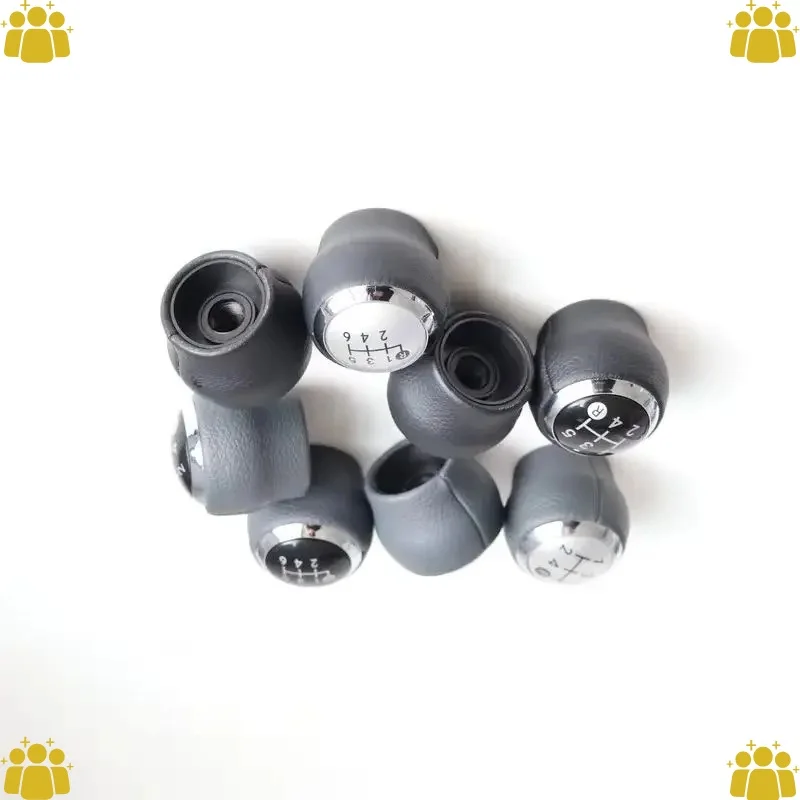 Leather Wrapped Gear Shift Handball Fit Toyota Corolla RAV4 Manual Transmission Gear Head Car Accessory