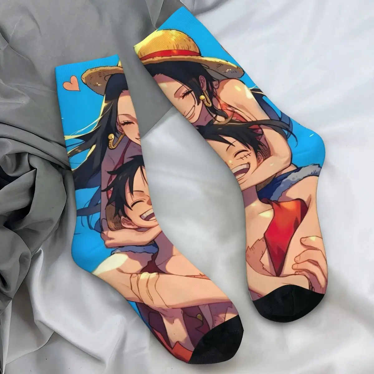 Women Men Socks One RLuffy Boa Hancock P-Pieces Stockings Autumn Modern Soft Breathable Socks