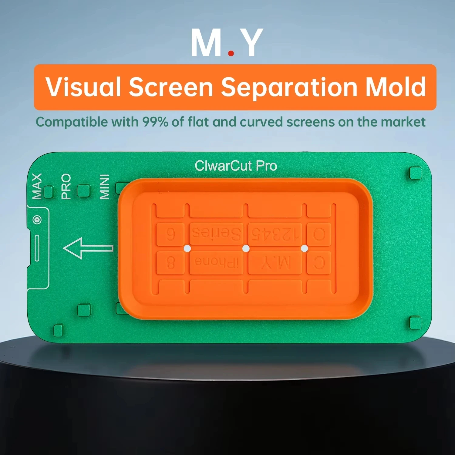 

YCS Universal LCD Screen Visualization Separating Mold Jig Compatible 99% Flat Curved Screens lcd Phone Repair Tool