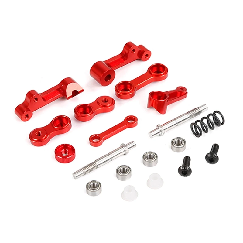 Steering Wiper Arm Set Metal Steering Gear Assembly Fit For 1/5 HPI ROFUN BAHA ROVAN KM BAJA 5B 5T 5SC Toys Game Parts