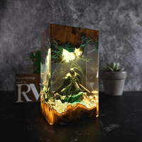 Anime Figure Organism Resin Table Light Creactive Art Decoration Lamp TV & Movies Darth Vader Theme Night Light  USB Charge