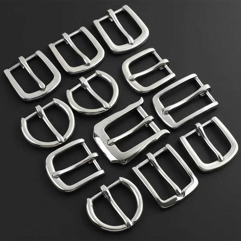 

1Pc 25mm Stainless Steel Pins Buckle Leather Belt Buckles Bag Strap Single Pin Clasp DIY Waistband Sewing Hardware Accessories
