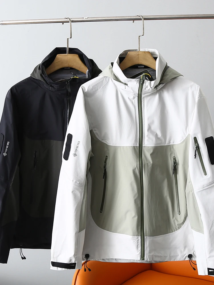

Waterproof Windproof Men's Jacket Hardshell King Autumn Workwear Functional Cabinet 1W Youth Fashion Long Sleeve Hooded Coat