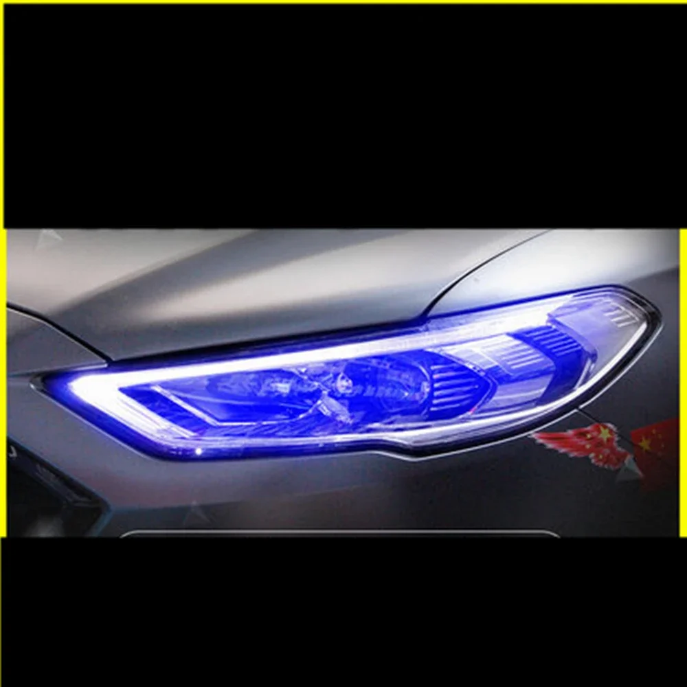 

Пара светодиодных фар в сборе для Ford Mondeo 2017-19 ксеноновые DRL дневные ходовые огни фары автомобильные аксессуары