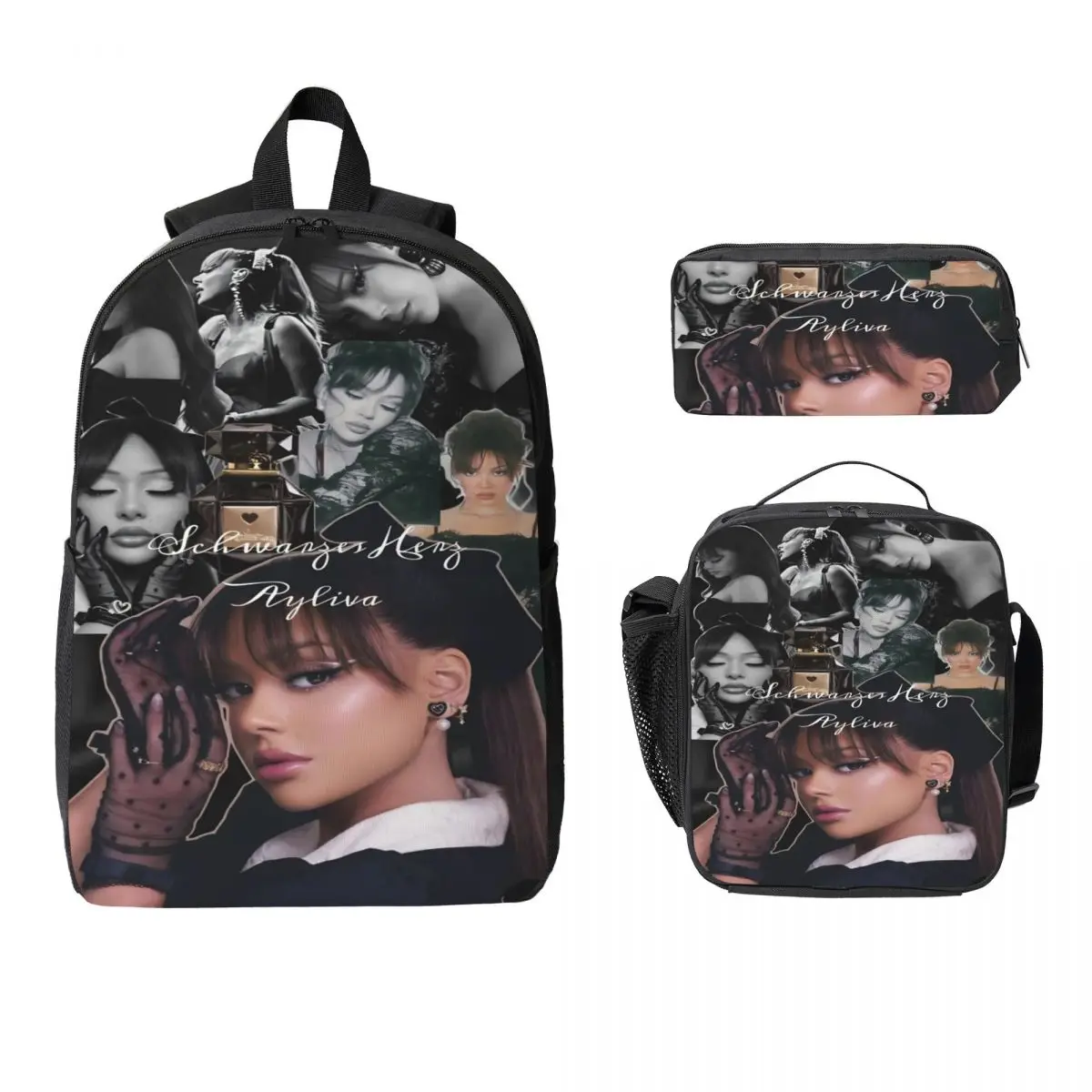 

3 шт., комплект рюкзаков Ayliva Singer Tour 2025 для девочек и мальчиков, пеналы, наборы сумок для книг с коробкой для завтрака для школьников, рюкзак