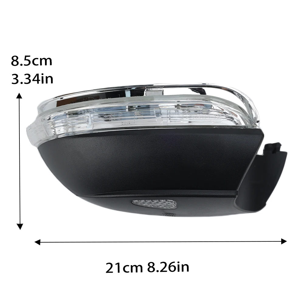 Luz de señal de giro del espejo retrovisor para Volkswagen Jetta MK6 Passat B7 CC Beetle Eos Scirocco, ala de lámpara LED amarilla, accesorios de