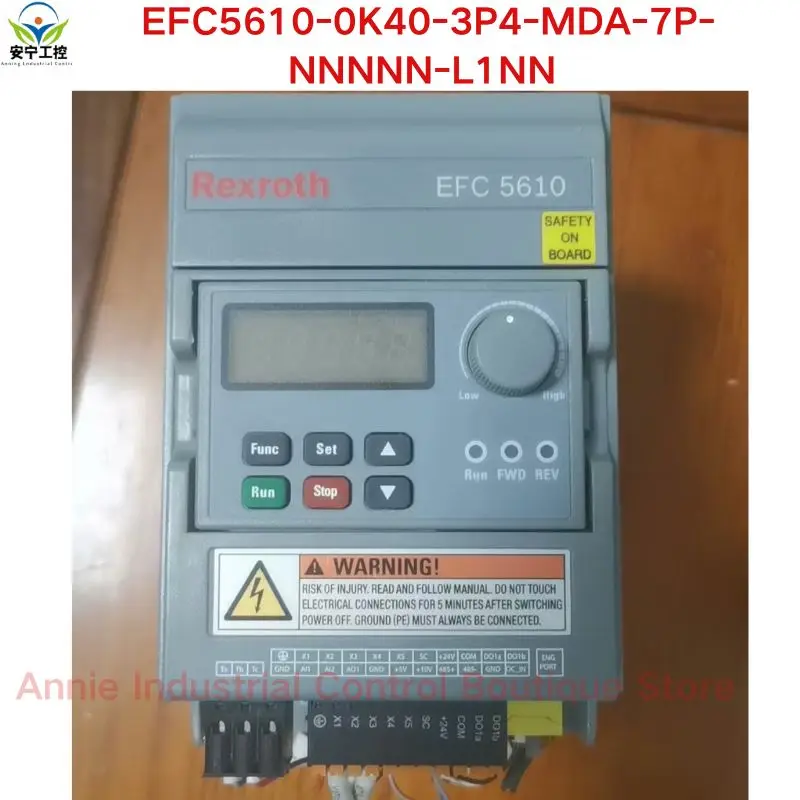 

Second-hand test OK. Inverter EFC5610-0K40-3P4-MDA-7P-NNNNN-L1NN