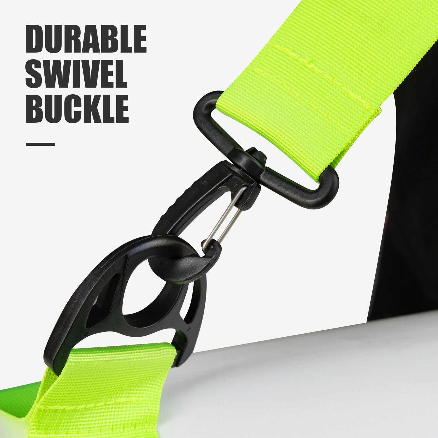 KOETSU عززت مشبك سوب حمل حزام النايلون نمط حزام مكافحة ارتداء الكتف وسادة مجداف تحديد حامل الشريط السحري