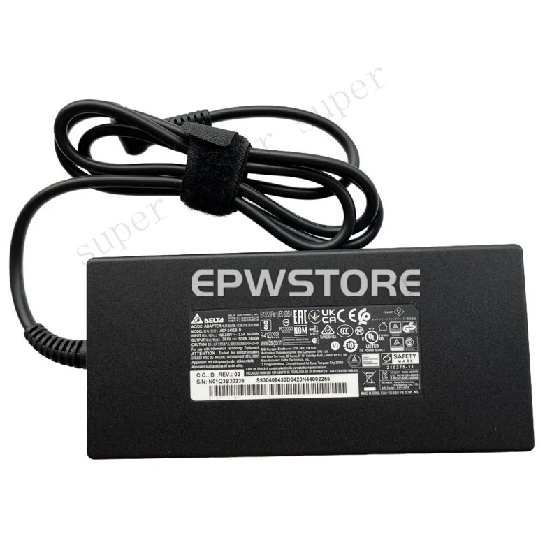 

Зарядное устройство/адаптер переменного тока S+ DELTA 240W 20V для MSI Katana 15 HX B14WGK-030AU ADP-240EB D