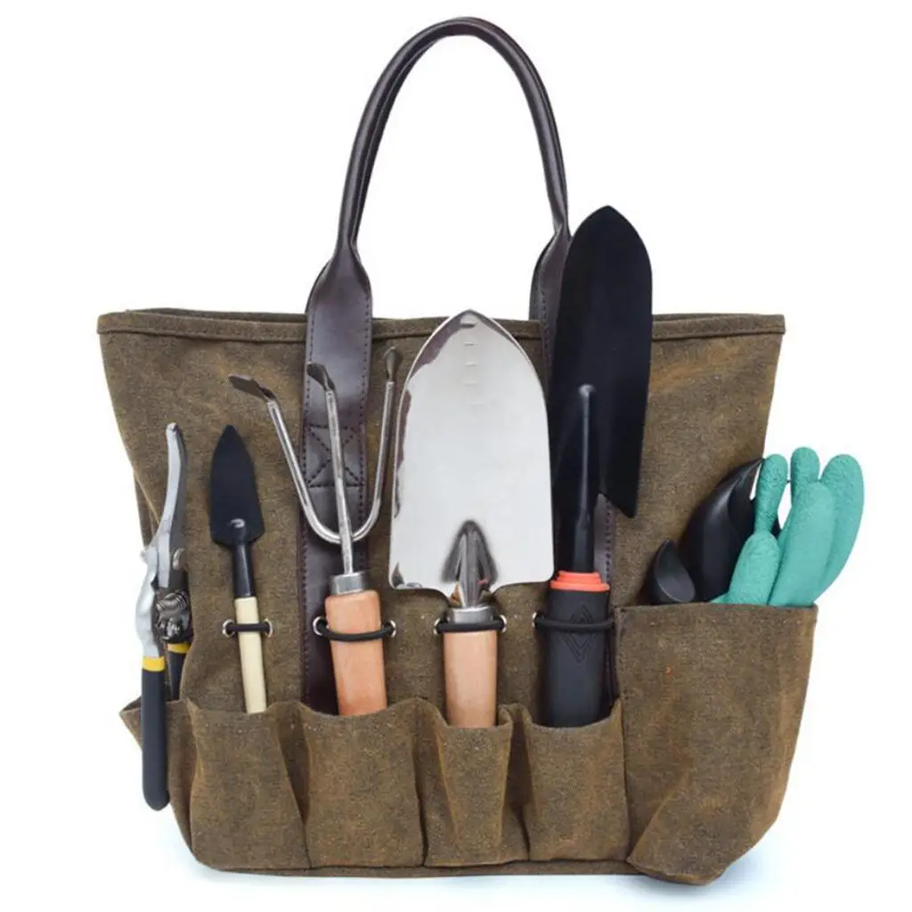 Tas Peralatan Tukang Kayu, Tas Peralatan Listrik, Kanvas, Daya Tahan Beban Berat, Tahan Lama