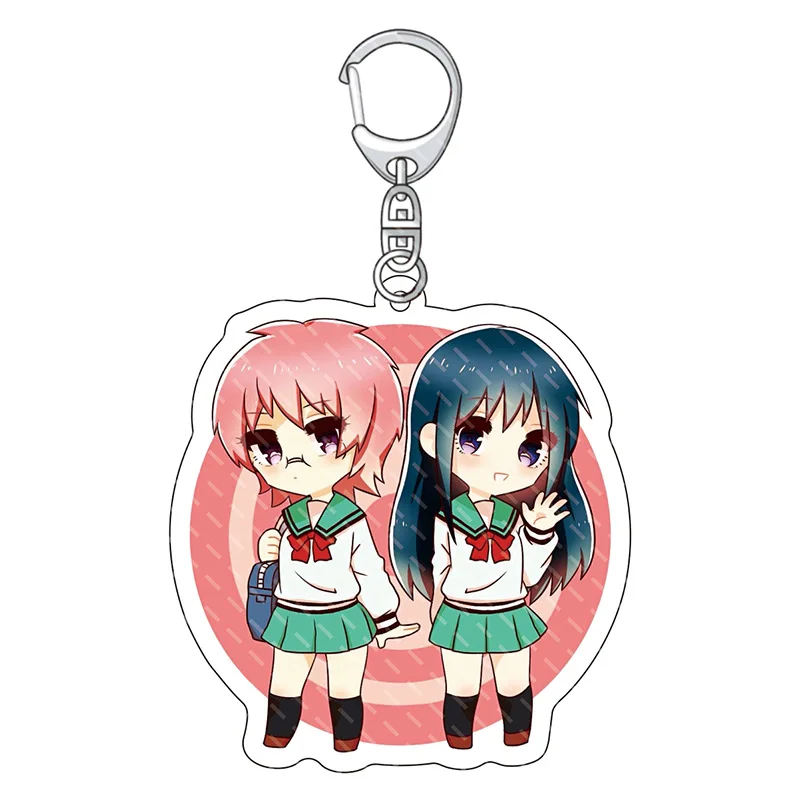 6CM Anime The Disastrous Life of Saiki Kusuo Acrylic Keychain Saiki Kusuo Teruhashi Kokomi Figure Pendant Keyring Jewelry