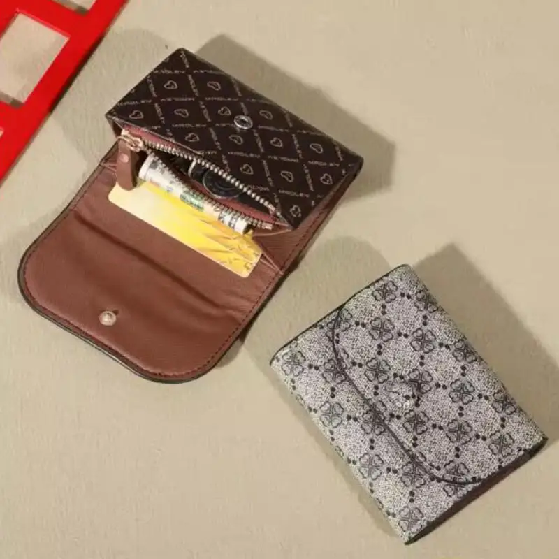 

New Wallet ultra-thin card bag large capacity card slot small vintage card bag multiple card slots women's small and exquisite