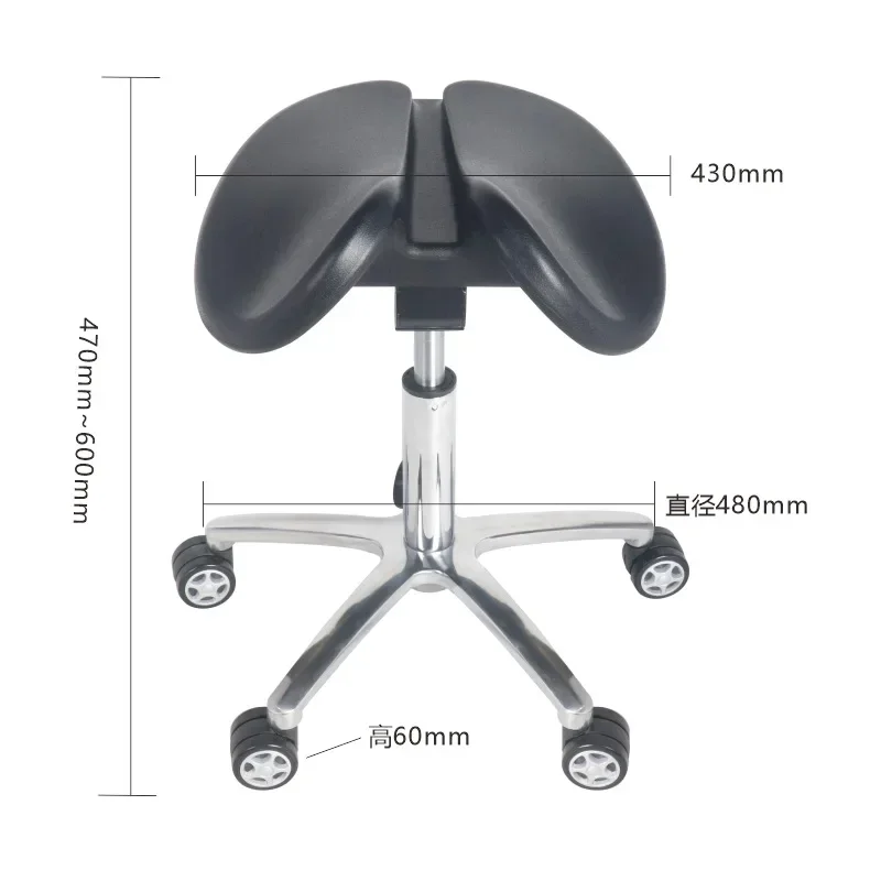 

Adjust the sitting position of dental office chair Rotate PU foam lifting anti-static stool