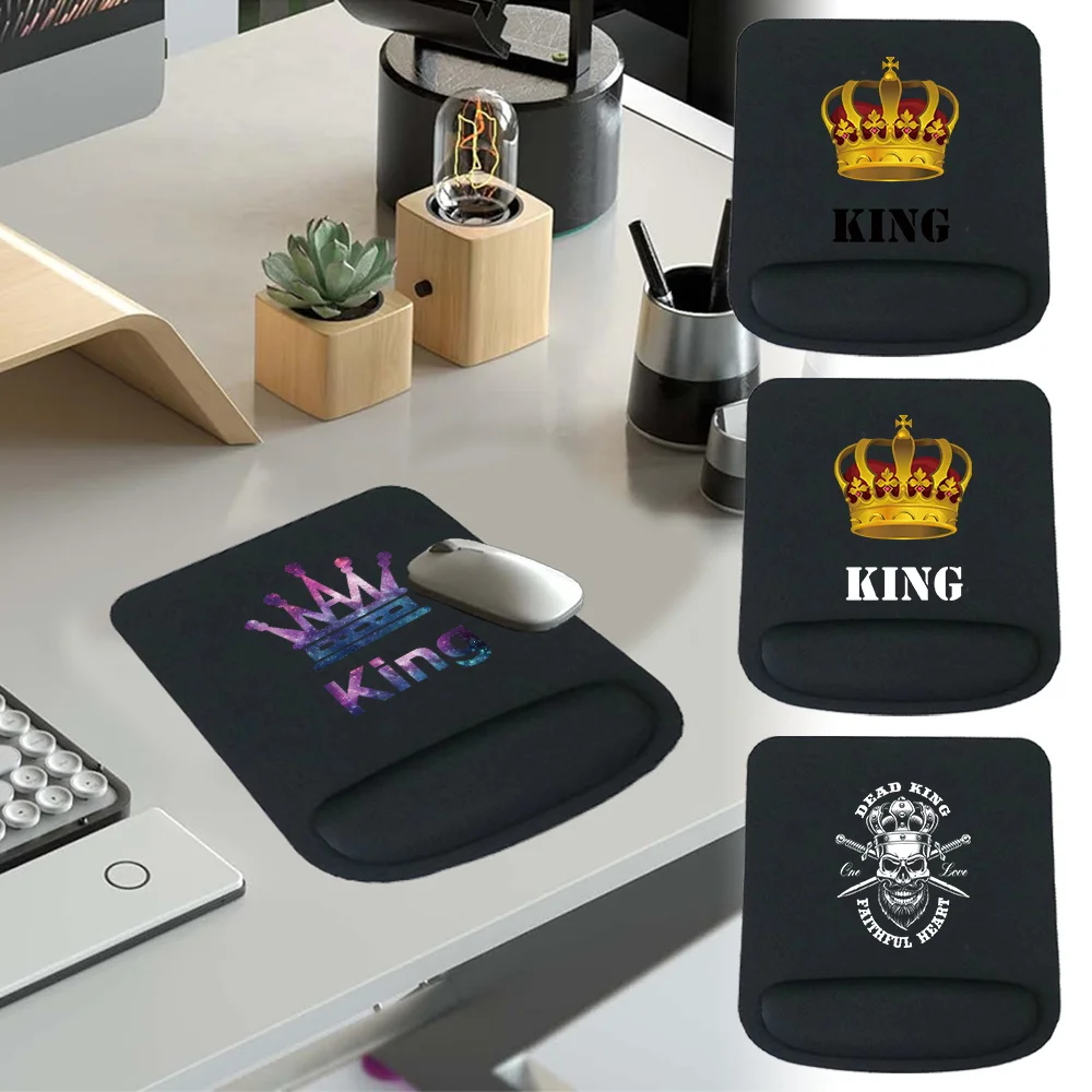 Mouse Pad Relieves Hand Fatigue Laptop Computer Office Small Anti Slip High-Grade King Series Desk Mat Office Accessories