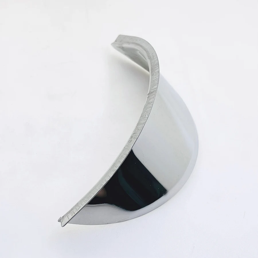 Cubierta Impermeable para Faro Delantero de Motocicleta, para Benelli, Vespa, Triumph, Visera de Metal Cromado para Faro de Motocicleta, Universal para Scooter
