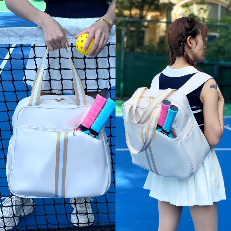 

Large Tennis Backpack Women Pickleball Paddle Tote Bag Holds 2 Rackets 2-in-1 Sport Gym Travel Daypack Front Pocket