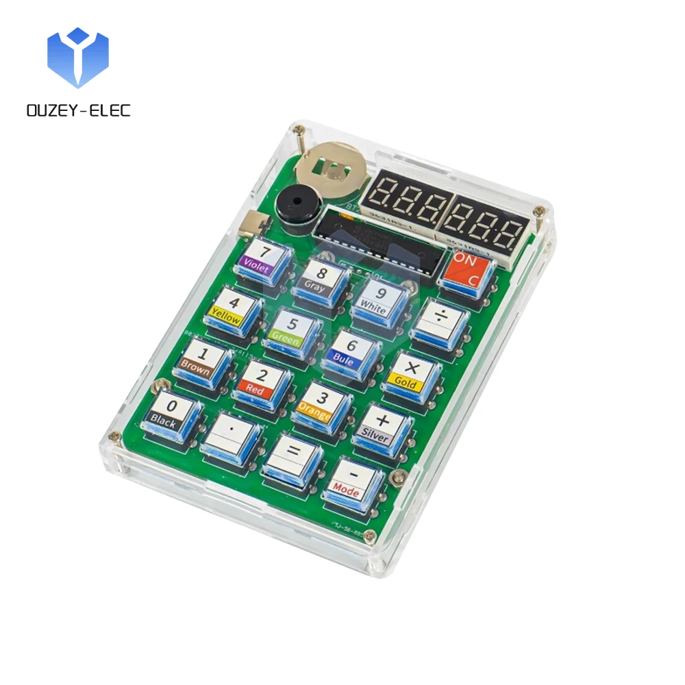 Homemade Calculator DIY Kit 51 MCU Development Teaching Experiment Soldering Exercise DIY Loose Parts Type-c Interface