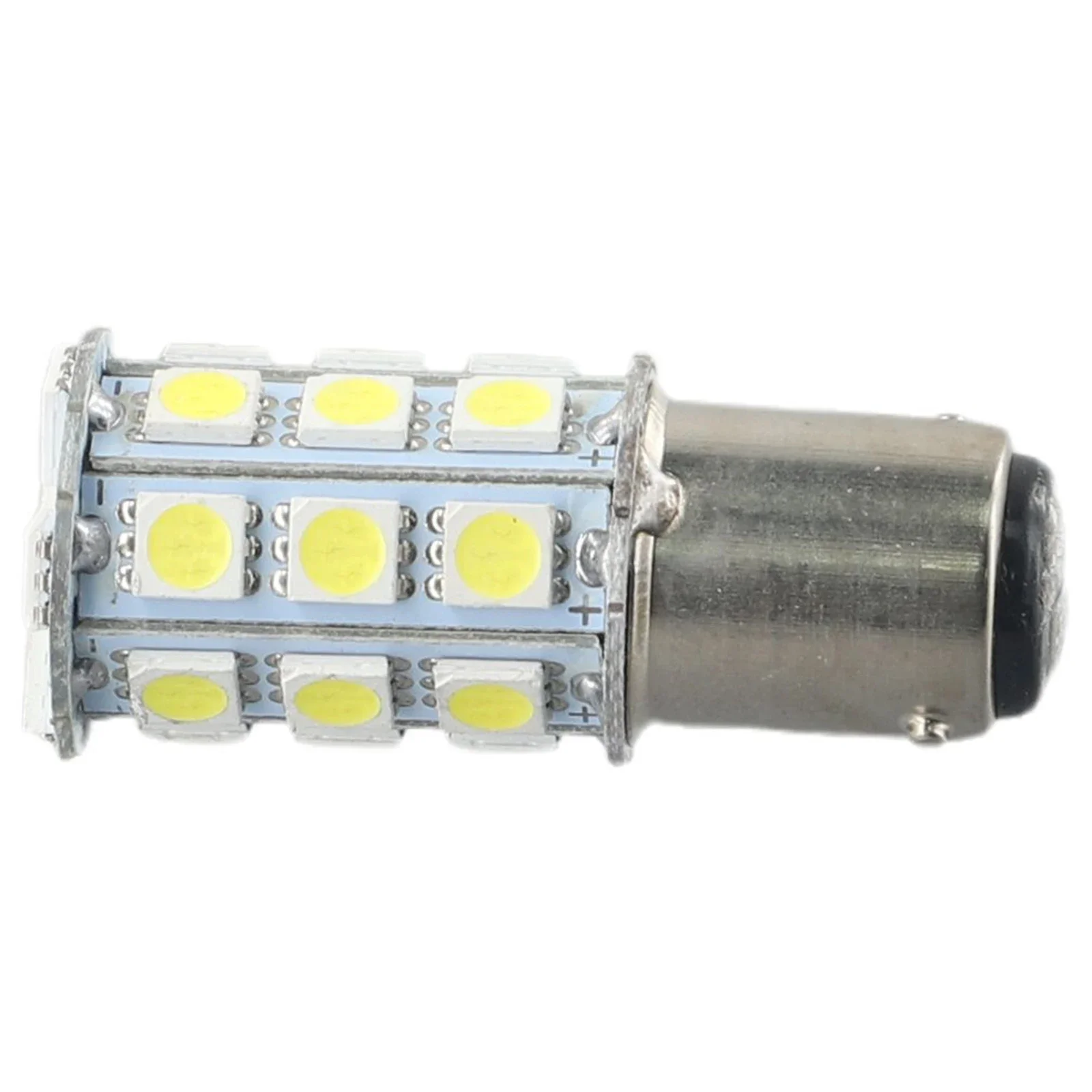 캐빈 해양 보트 LED 내부 조명 전구, 화이트 27-SMD BA15D, 1004 1076 1142, 3 칩 5050 테일 브레이크 정지등, 1 개