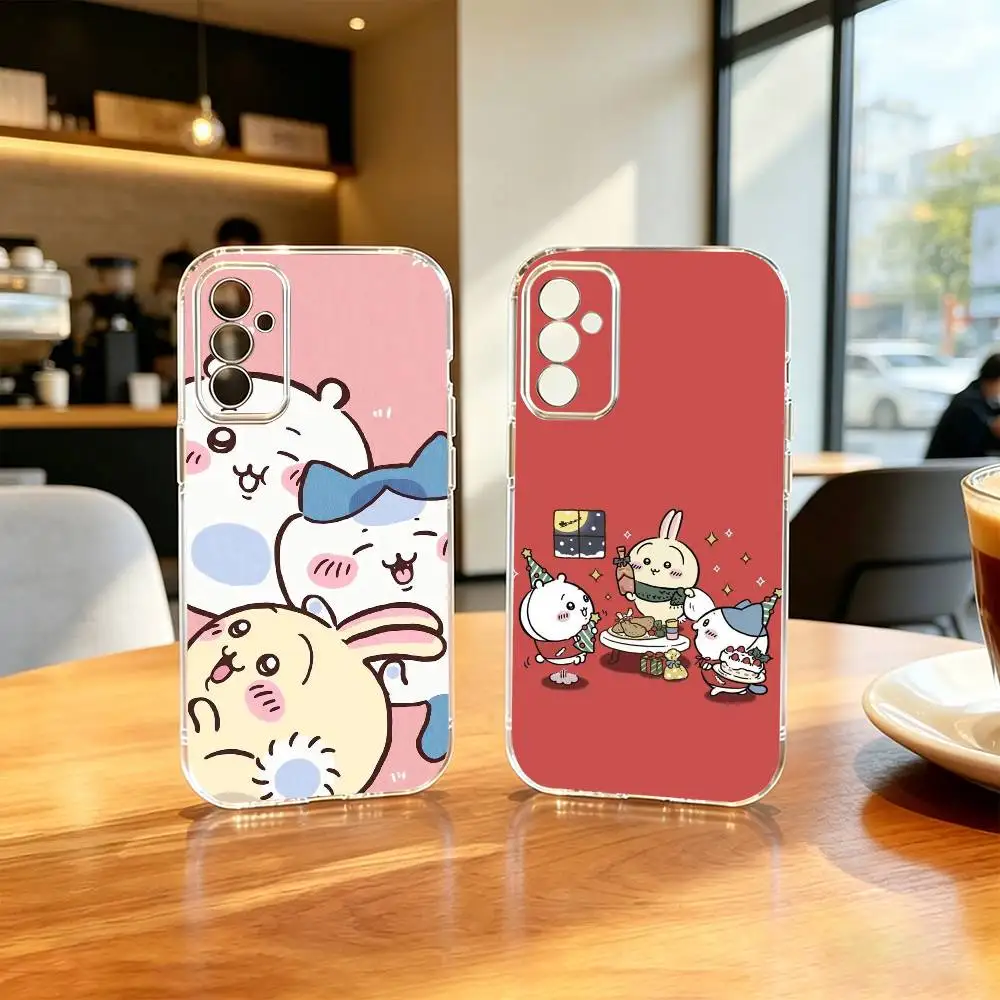 

Cute Fluffy C-Chiikawas-PC Gift Phone Case Transparent Silicone Soft For SamsungA10,12,20,21S,30,31,40,50,51,52,70,71