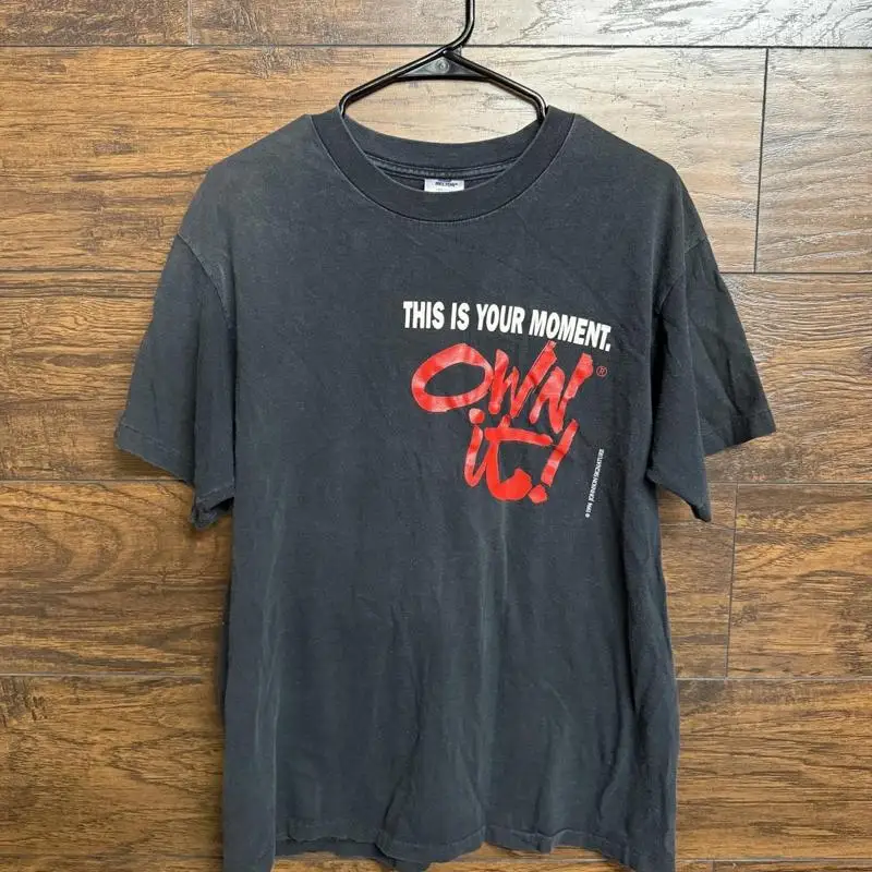 Vtg esto es tu momento propio camiseta 1994 inspirador L