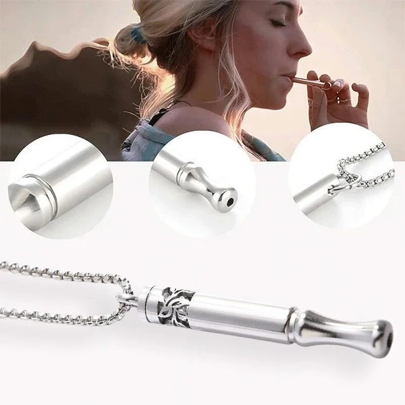 아로마테라피 코튼 코어 금연 과일향 디컴프레션 코튼 필터 또는 스트레스 불안 명상 목걸이 호흡