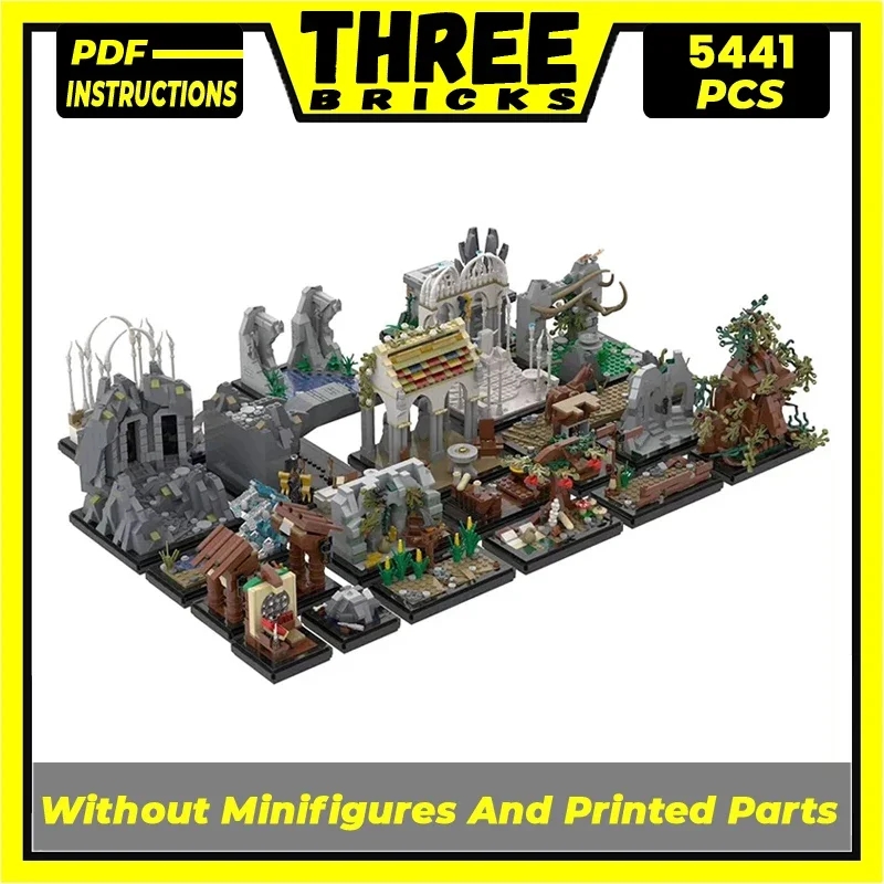 Ring Movie Model Moc Building Bricks Mini The Gate Of Friendship Technology Modular Blocks Gift Christmas Toys DIY Sets Assembly