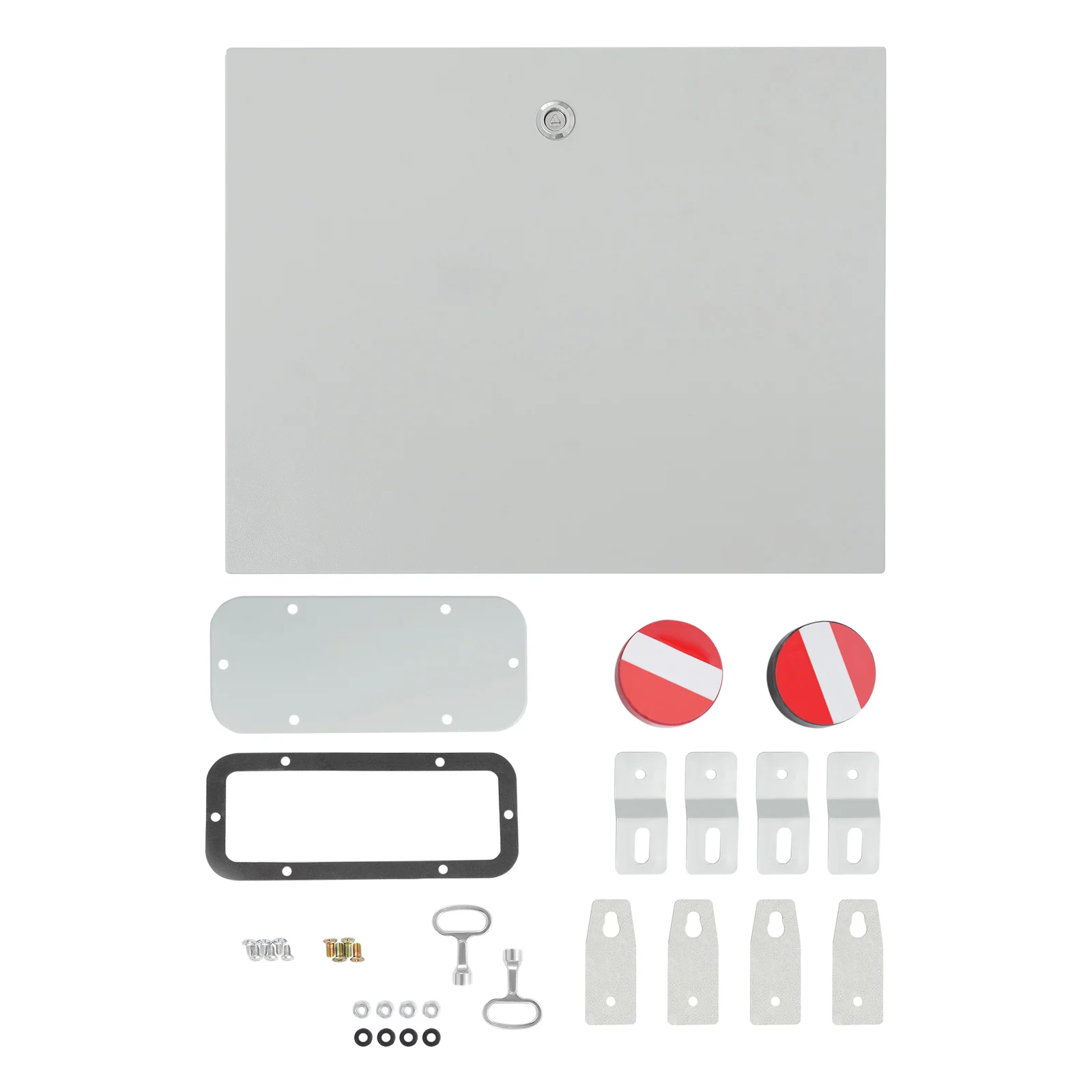 50x40x20cm Outdoor Elektroverteilerkasten IP50-55 Wasserdicht Abschließbar Kaltgewalzter Stahl Abnehmbare Bodenplatte Leicht zu Reinigen – Detail 10
