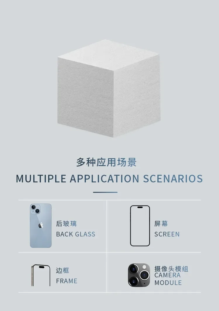 Lanrui LR-S9 500PCS Nano Cleaning Sponge For Mobile Phone Screen / Camera / PCB Soldering Welding Flux Oil Cleaning