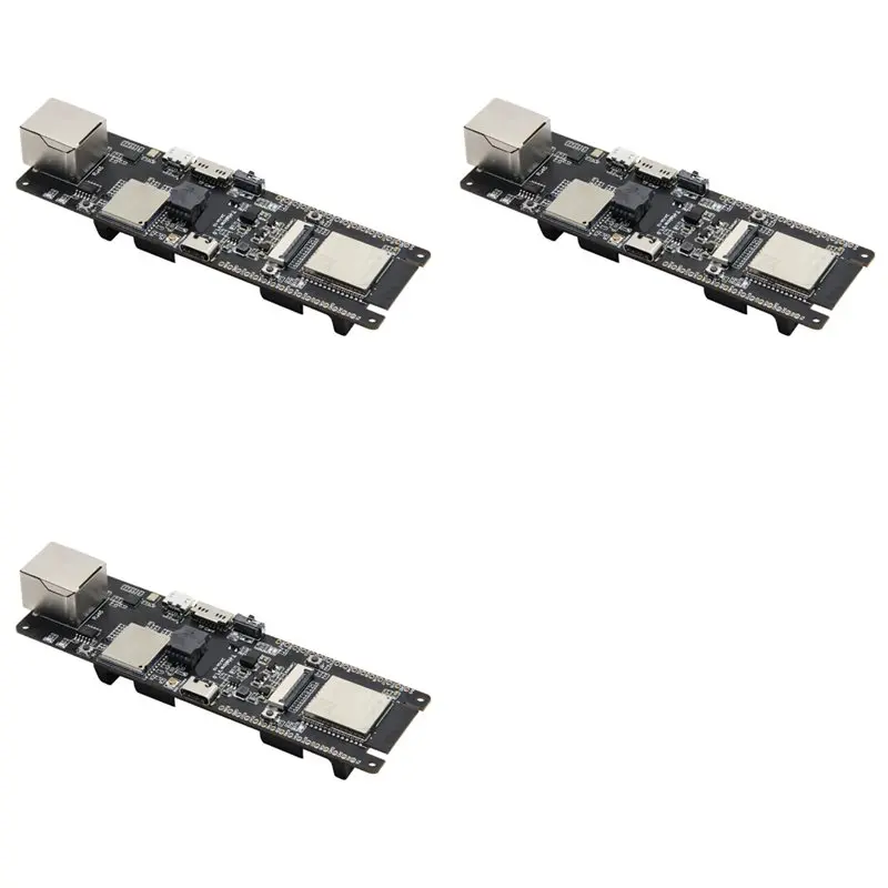 

Плата разработки B29C-3X T-Halow ESP32-S3 с Ethernet, модулем Wi-Fi и Bluetooth, сертифицированная Wi-Fi, с портом Halow RJ45 и креплением для камеры