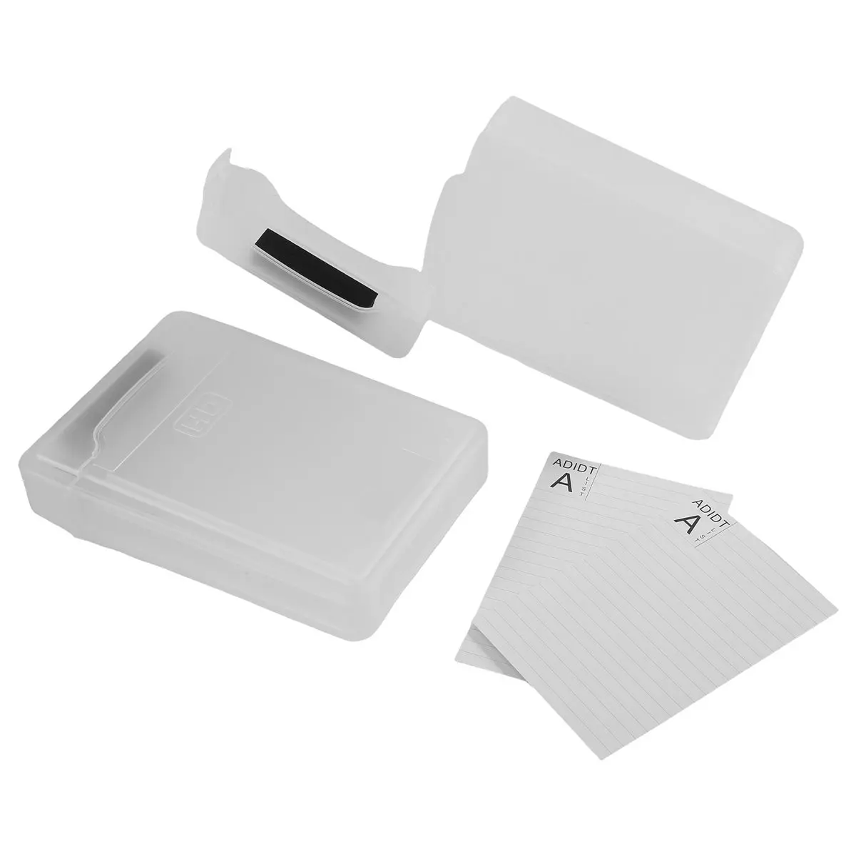 A99X 2 packs Clear 3.5 INCH SATA HDD Hard Drive Storage Case