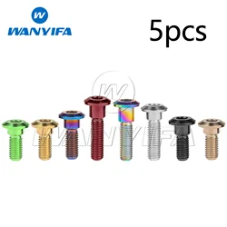 Wanyifa Titanium Bolt M8x20 22 25 30 33 35 40mm Motor Rear Brake Rotor Screw for YAMAHA Suzuki Motorcycle Accessory 5pcs