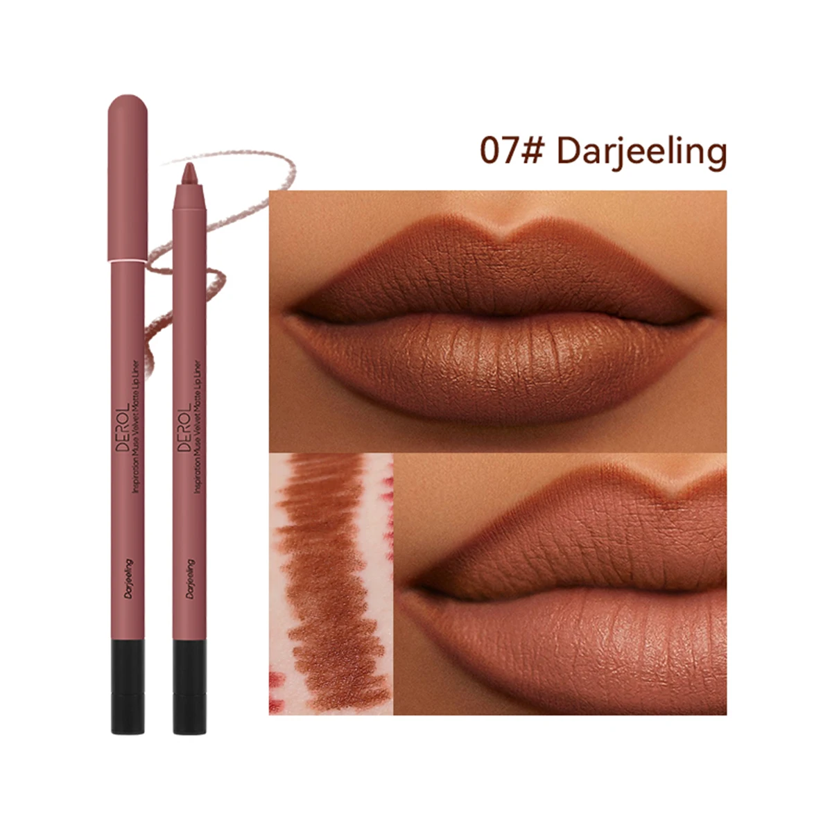 8 Colors Matte Lipliner Pencils Sexy Red Contour Tint Lipstick Waterproof Long Lasting Lipstick Pencil Lip Liner Pen Cosmetics