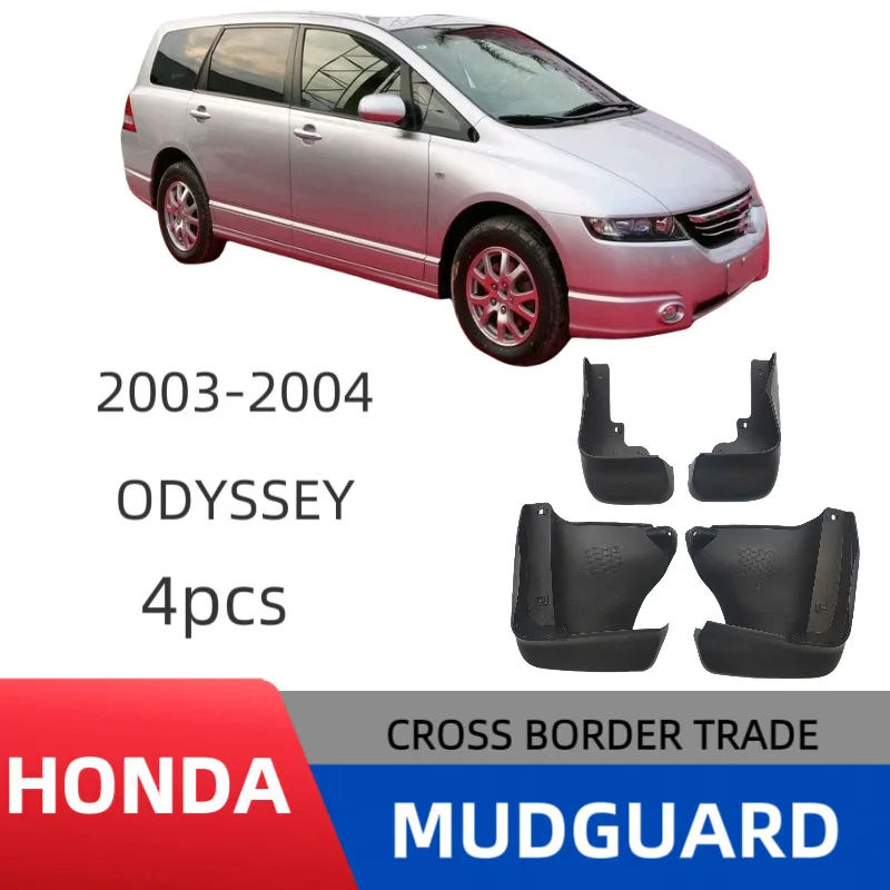 

4PCS For Honda 03-04 Odyssey Car Mudguards Cover Front and Rear Parts Splash Proof Mud Flaps Wheel Guards Accessories