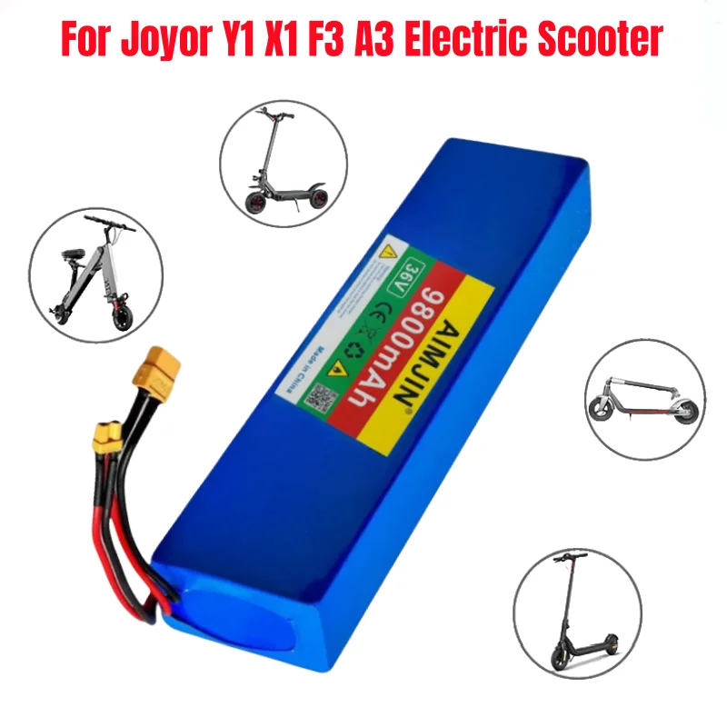 Electric Scooter Battery For JOYOR Y1 X1 F3 A3 10S3P 36V 9.8AH Electric Scooter lithium Batteries